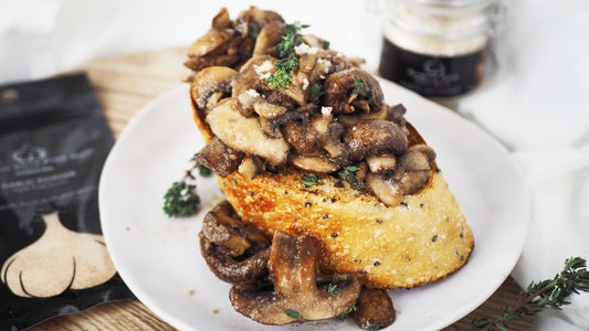 Garlic Mushroom Bruschetta