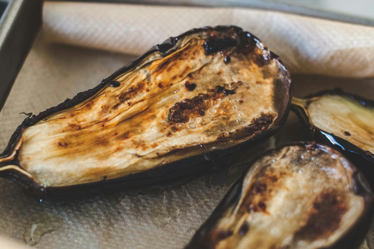 Grilled Eggplant with Garlicky Tahini-Yogurt Sauce